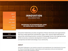 Tablet Screenshot of innovationcelebration.com